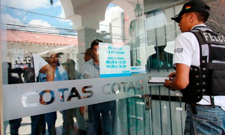 Auditoría a COTAS confirma desfalco de $us 14,5 millones e involucra a 11 personas y cinco compañías