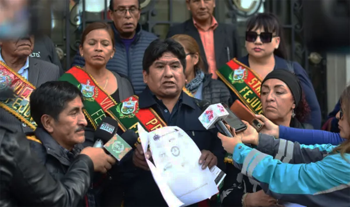 T Informas Bolivia | Fejuve, choferes y gremiales de La Paz se ...